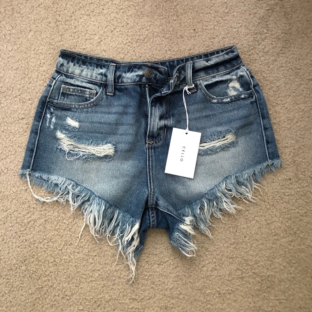 XS Cello denim shorts NWT